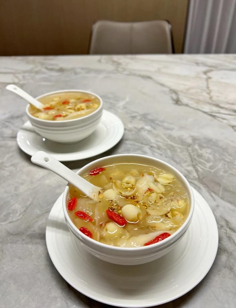 Soupe dessert trémelle